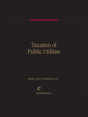 cover image of Taxation of Public Utilities